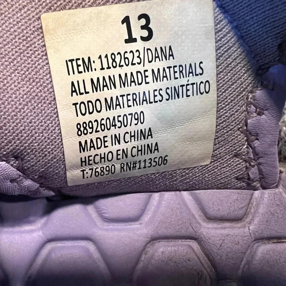 Khombu Youth Girls Sport Sandals Dana Grey / Purple Size 13 - Picture 7 of 7